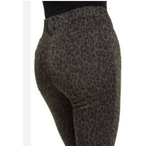 Wit & Wisdom Ab-Solution High Rise Ankle Skimmer Jeans Size 4 Brown Leopard NWT - Picture 4 of 6